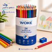 مداد رنگی تک رنگ وک مدل 9402-24 مناسب نقاشی و طراحی