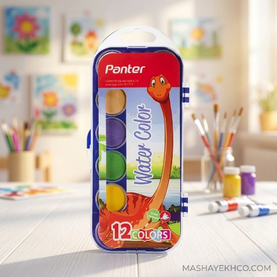 آبرنگ 12 رنگ پنتر کد PWC 102