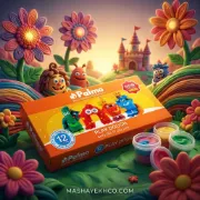 خمیر بازی 12 رنگ پالمو کد 1218