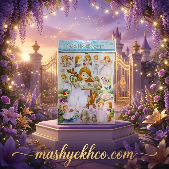 استیکر طرح سوفیا اول SOFIA THE FIRST پرنسس دیزنی کارتونی فانتزی برای دفتر و لوازم شخصی