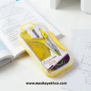 ست پرگار سی کلاس کد CS-313-M بسته ۸ عددی شامل پرگار، گونیا و خط‌کش