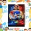 دفتر مشق 60 برگ مشایخ طرح سونیک و حلقه طلایی (Sonic & Golden Ring) کد MN150 با جلد طلق 400 میکرون، جلد پشت چوبی و فنر مارپیچ مقاوم